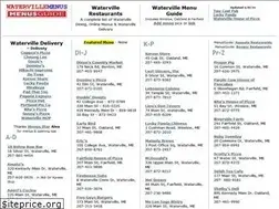 Sites similar to watervillemenus.com