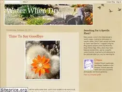 Sites similar to waterwhendry.blogspot.com