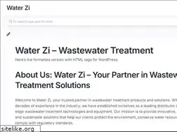 Sites similar to waterzi.com