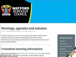 Sites similar to watford.moderngov.co.uk