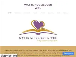 Sites similar to watiknogzeggenwou.be