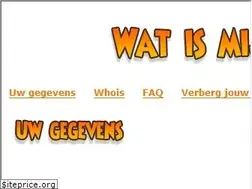 Sites similar to watismijnip.be