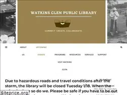 Sites similar to watkinsglenlibrary.org