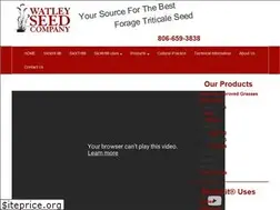 Sites similar to watleyseed.com