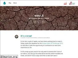Sites similar to watr.li