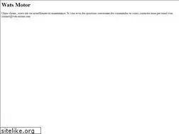 Sites similar to wats-motor.com