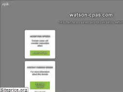 Sites similar to watson-cpas.com