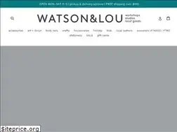 Sites similar to watsonandlou.com