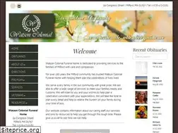 Sites similar to watsoncolonialfuneralhome.com