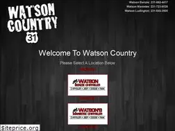 Sites similar to watsoncountry.com