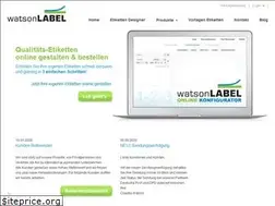 Sites similar to watsonlabel.net