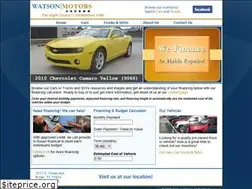 Sites similar to watsonmotorsinc.com