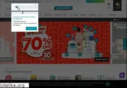 Sites similar to watsons.co.id