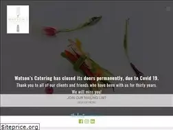 Sites similar to watsonscatering.com
