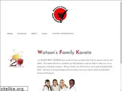 Sites similar to watsonsfamilykarate.com