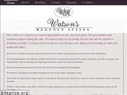 Sites similar to watsonsregency.com
