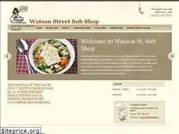 Sites similar to watsonstreetsubs.com