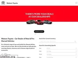 Sites similar to watsontoyota.com.au
