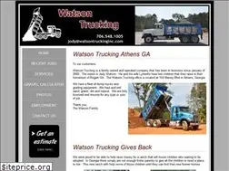 Sites similar to watsontruckingathens.com