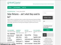 Sites similar to wattclarity.com.au