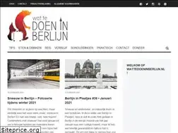 Sites similar to wattedoeninberlijn.nl