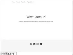 Sites similar to wattiamsuri.com