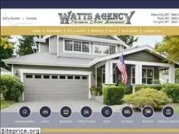 Sites similar to watts-agency.com
