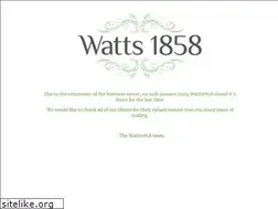 Sites similar to watts1858.co.uk