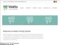 Sites similar to wattsfamilydental.com