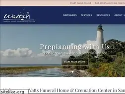 Sites similar to wattsfuneralhomes.com