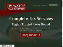 Sites similar to wattstaxservice.com