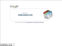 Sites similar to wattswhat.net