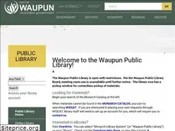 Sites similar to waupunpubliclibrary.org
