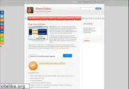 Sites similar to wave-editor.com