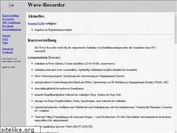 Sites similar to waverec.de