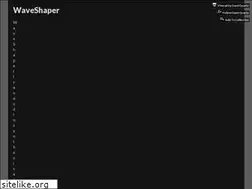 Sites similar to waveshaperapp.com