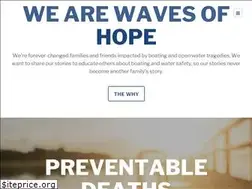 Sites similar to wavesofhopeboating.org