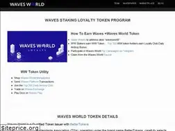 Sites similar to wavesworld.io