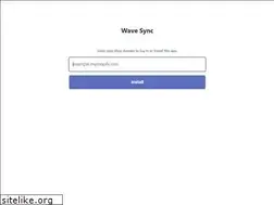 Sites similar to wavesync.app