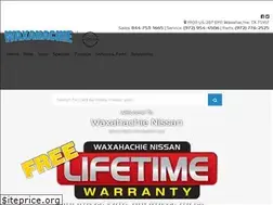 Sites similar to waxahachienissan.com