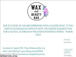 Sites similar to waxandbeautybar.com