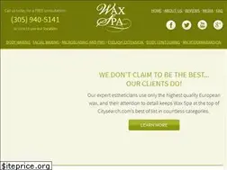 Sites similar to waxspa.net