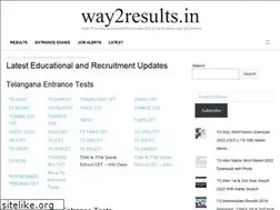 Sites similar to way2results.in