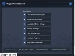 Sites similar to way2universities.com