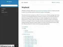 Sites similar to wayback.readthedocs.io