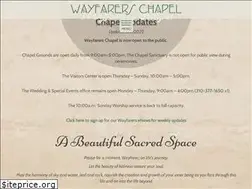 Sites similar to wayfarerschapel.org