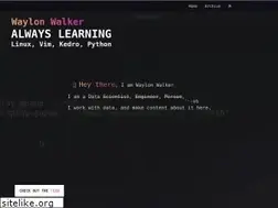 Sites similar to waylonwalker.com