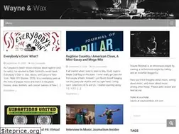 Sites similar to wayneandwax.com