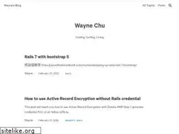 Sites similar to waynechu.cc