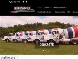 Sites similar to wayneconcrete.com